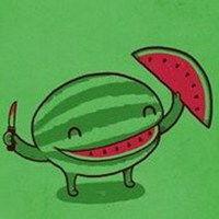 吃瓜女生卡通头像